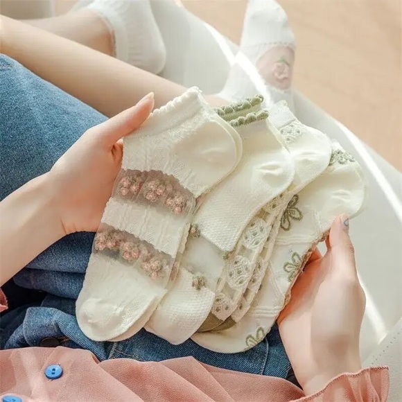 1-5pairs Happy Easter Gift Socks - Picture 11 of 16